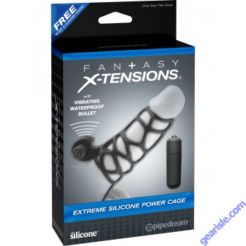 Vibrating Extreme Silicone Power Cage Fantasy X-tensions 