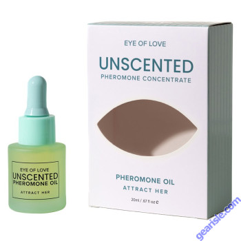 Eye of Love Pheromone Parfum Oil Additive-Unscented Male Box Bottle
