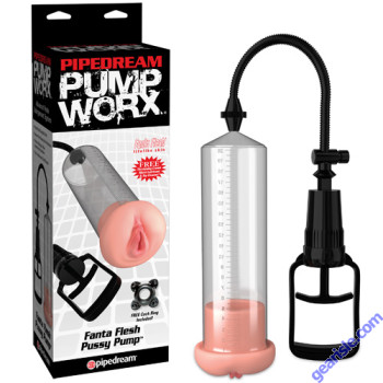 Pipedream Pump Worx Fanta Flesh Pussy Pump  Penis Enlargement