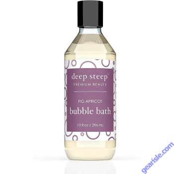 Premium Beauty Fig Apricot Bubble Bath 10 Oz Vegan Deep Steep 
