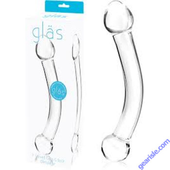 Glas 7 Curved Handmade Glass G Spot Stimulator