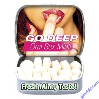 Go Deep Oral Sex Mints with Benzocaine 20 Mints