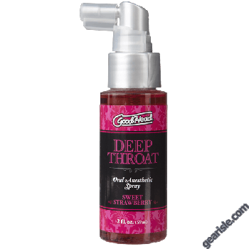GoodHead Sweet Strawberry Deep Throat Oral Anesthetic Spray