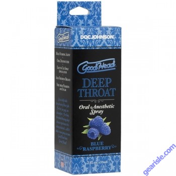 Goodhead Deep Throat Spray Blue Raspberry