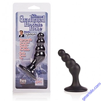 Silicone Graduated Prostate Probe Black Cal Exotic Novelties