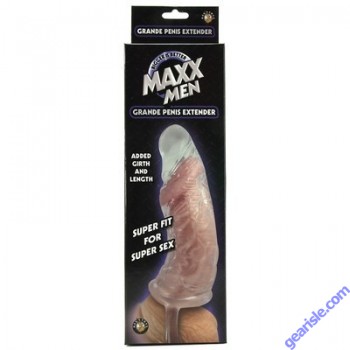 Sleeve Grande Penis Extender Clear Maxx Men