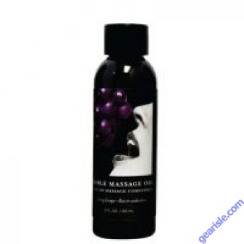 Massage Oil Grape Edible 2 oz