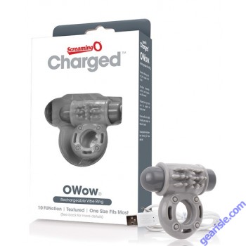 Charged Owow Vibe Ring Grey ScreamingO