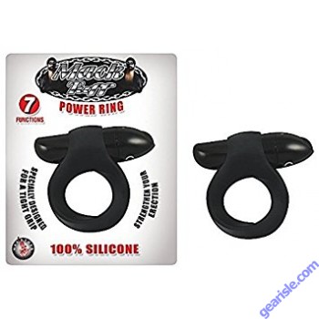 Power Cock Ring Silicone Black Mack Tuff