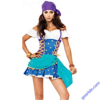 Pirate Gypsy Cosplay Costume 88520 B' Naked