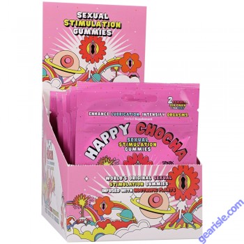 Happy Chocha Sexual Stimulation Gummies 12 Pack Display
