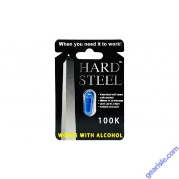 Hard Steel Male Enhancement Libido 100K Pills Works With Alcohol
