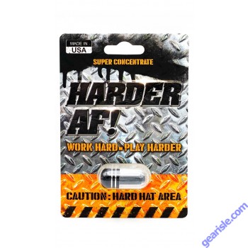 Harder AF Male Sexual Dietary Supplement Capsule