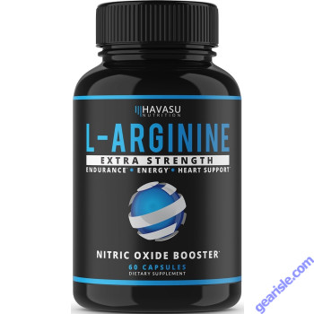 Havasu L Arginine 1200mg Nitric Oxide Supplement Vascularity Energy