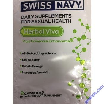 Herbal Viva Male and Female Enhancement 2 Capsules Swiss Navy