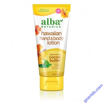 Hawaiian Hand Body Lotion Replenishing Cocoa Butter 6 Oz front