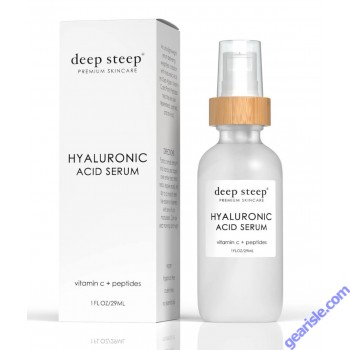 Fragrance Free Hyaluronic Acid Serum 1 Oz Deep Steep box