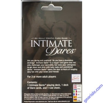 California Exotics Intimate Dares Game