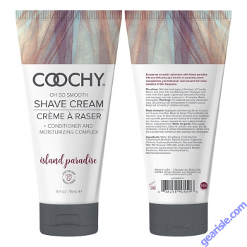 Coochy Shave Cream-Island Paradise 0.5 fl oz