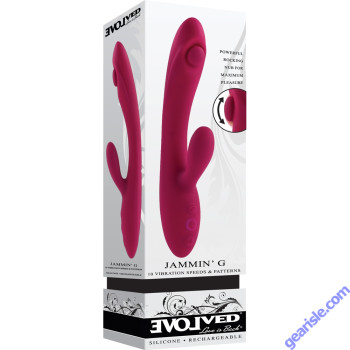 Evolved Jammin G Spot Waterproof Submersible Silicone Rechargeable