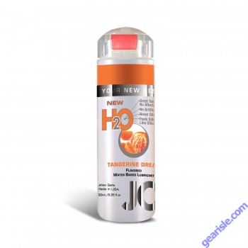 System Jo H2O Tangerine Dream Flavored Lubricant Latex Safe  5.25Oz