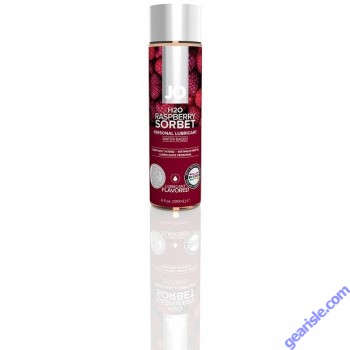 Jo H2O Juicy RASPBERRY SORBET Personal Water Based Lubricant 4 Oz