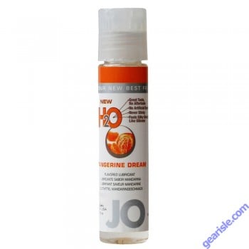 New H2O Jo Tangerine Dream Flavored Lubricant 1 fl.oz/ 30ml Travel Size