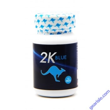 Kangaroo 2K Blue Mega 3000 Male Enhancements 12 Pills Bottle 