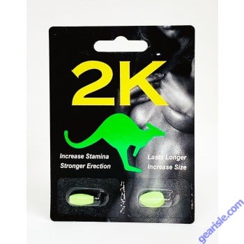 Kangaroo Green 2k Male Enhancer Pill Package of 2 