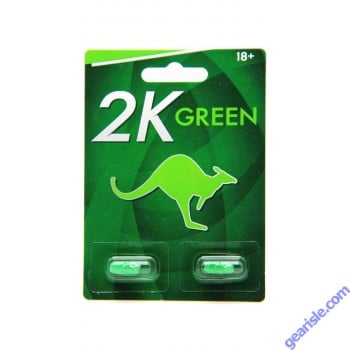 Kangaroo Green 2k Male Enhancer Pill Package of 2 