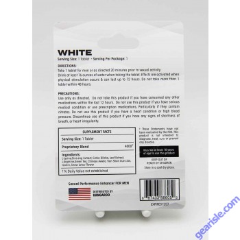 Kangaroo White Extra Strong Formula Tablet