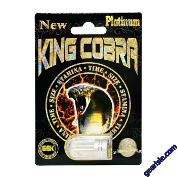 Cobra Platinum 69K Male Enhancement for Men 1 Pill Box