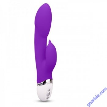 Selfie Kiss Purple Vibrator Intimate Toy Waterproof Rechargeable Silicone