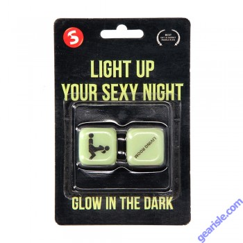 Shots Toys Light Up Your Sexy Night Dice Glow In The Dark box