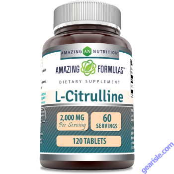 L Citrulline 2000mg 120 Tablets Sexual Health Amazing Formulas