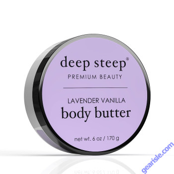 Premium Beauty Lavender Vanilla Vegan Body Butter 6 Oz Deep Steep