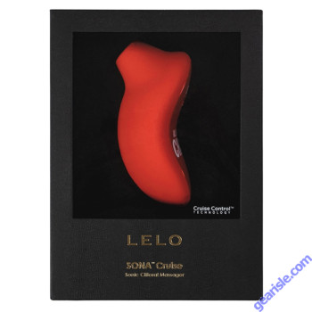 Lelo Diesel Sona Cruise Sonic Clitoral Vibrator Red boxed
