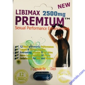 Libimax Premium 2500mg - Sexual Performance Enhancement for Men 1 Pill