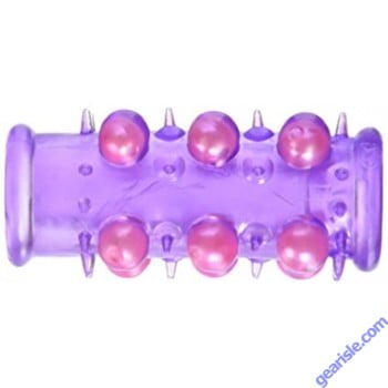 Silicone Lil Pearl Pleasure Sleeve Purple Pipedream