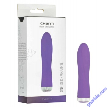 Iconic Charm Classic Travel Size Vibrator Violet