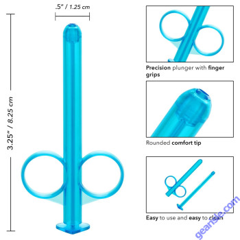 Lube Tube Blue Precision Plunger Finger Grips