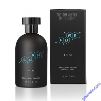 Lure Black Label For Him Pheromone Infused Personal Scent 2.5 oz