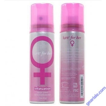 Infatuation Body Spray with Pheromones Lure for her 2 oz 