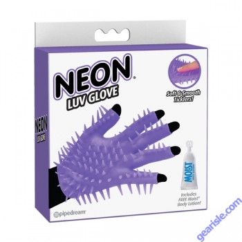 Neon Luv Glove Purple