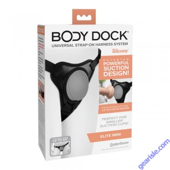 Pipedream Body Dock Elite Mini Strap On Harness Silicone Adjustable