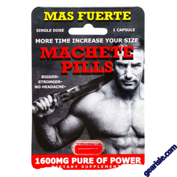 Machete Pills Male Enhancement Red