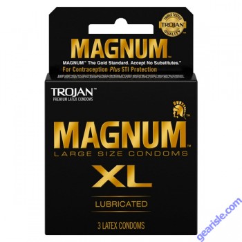 Trojan Magnum XL Condoms 3Pk