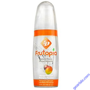 Personal Lubricant Natural Flavor Mango Passion ID Frutopia 3.4 oz 