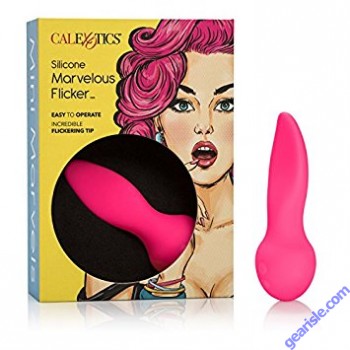 Mini Silicone Marvelous Flicker Vibration Hot Pink Cal Exotics