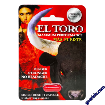 El Toro Male Enhancement Red Pills